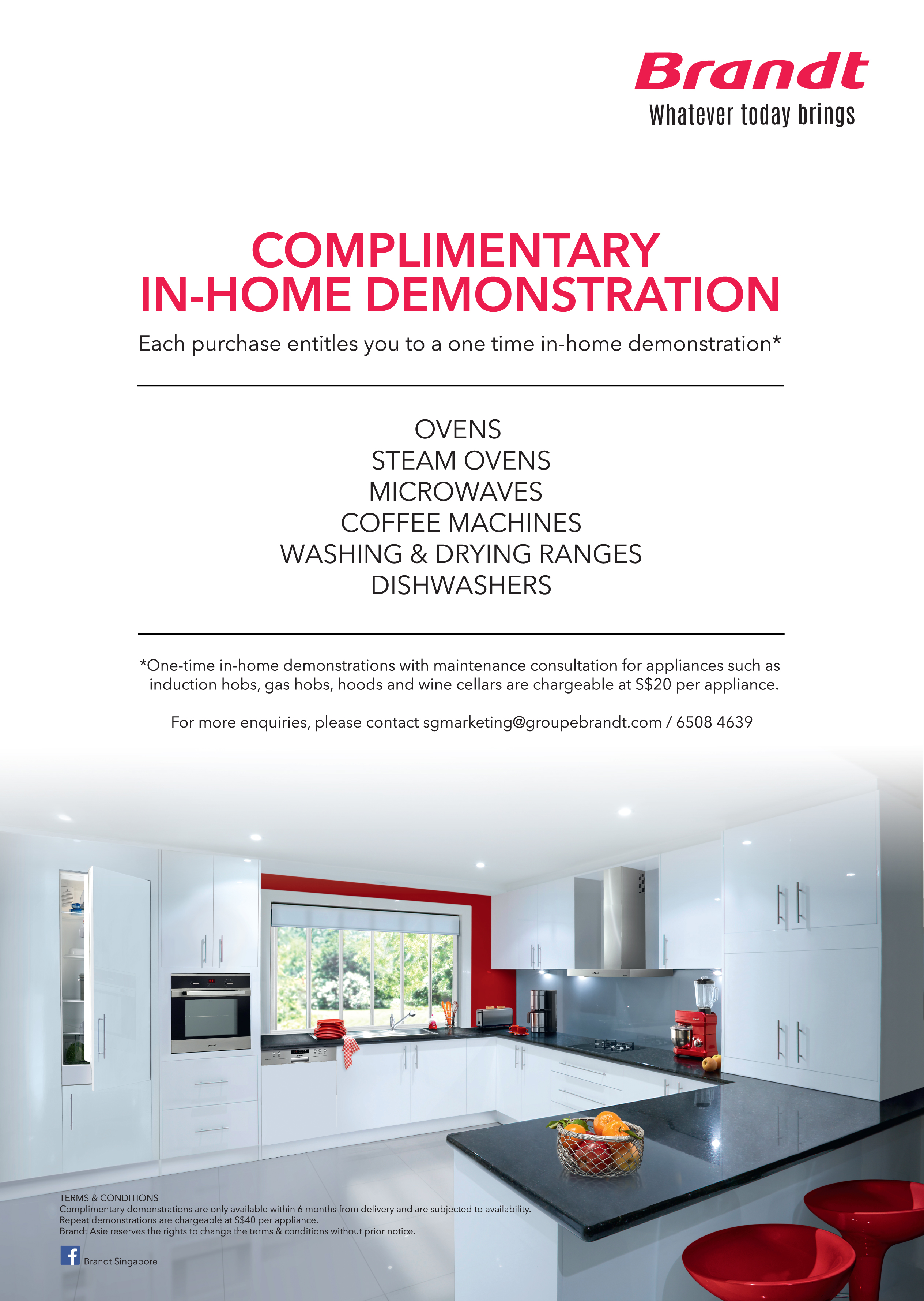 Our Offers Brandt Electroménager Brandt Demonstration In Home Free Complimentary