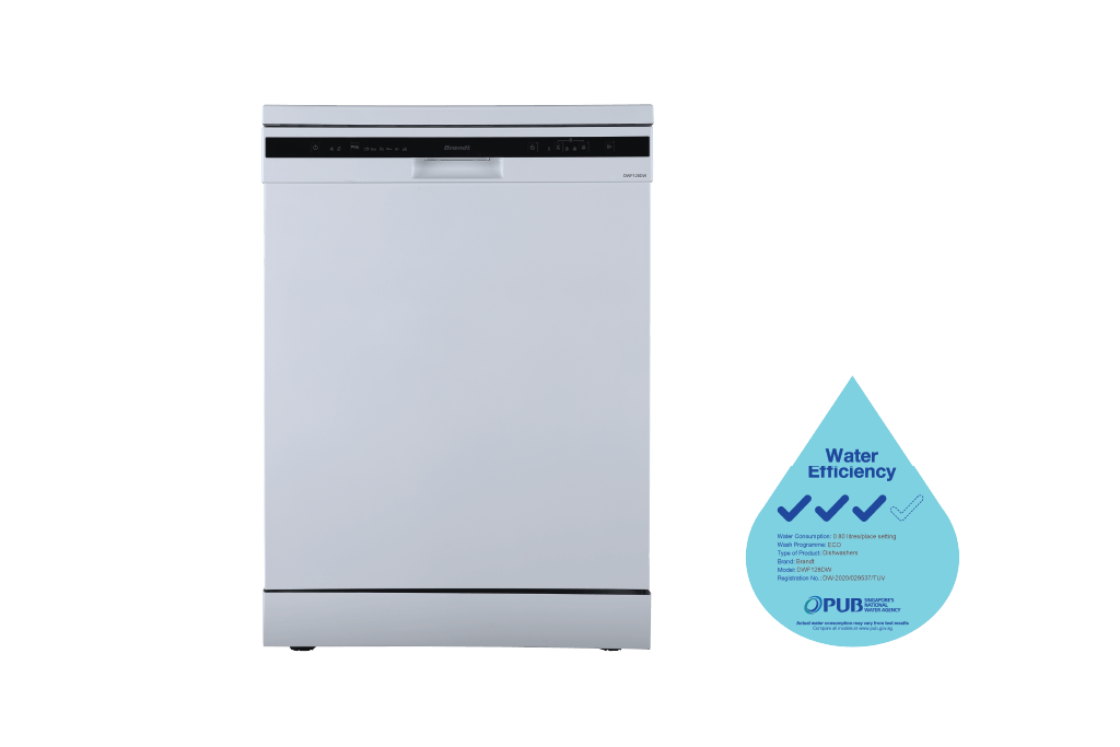 Freestanding dishwasher DWF128DW Brandt Electroménager