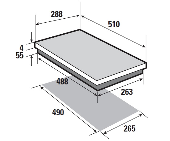 brandt bpi6210b induction hob